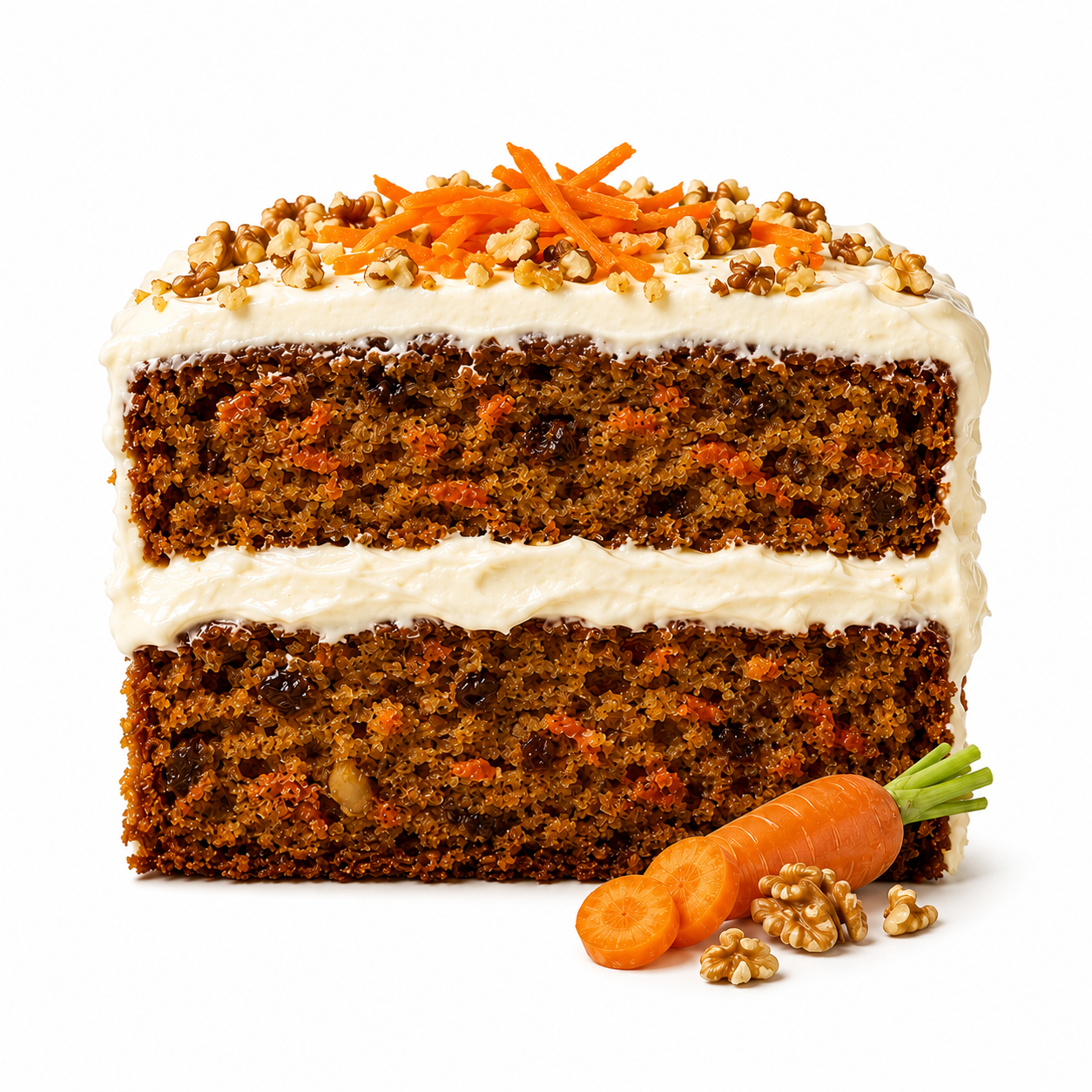 Carrot cake with cream cheese style buttercream
