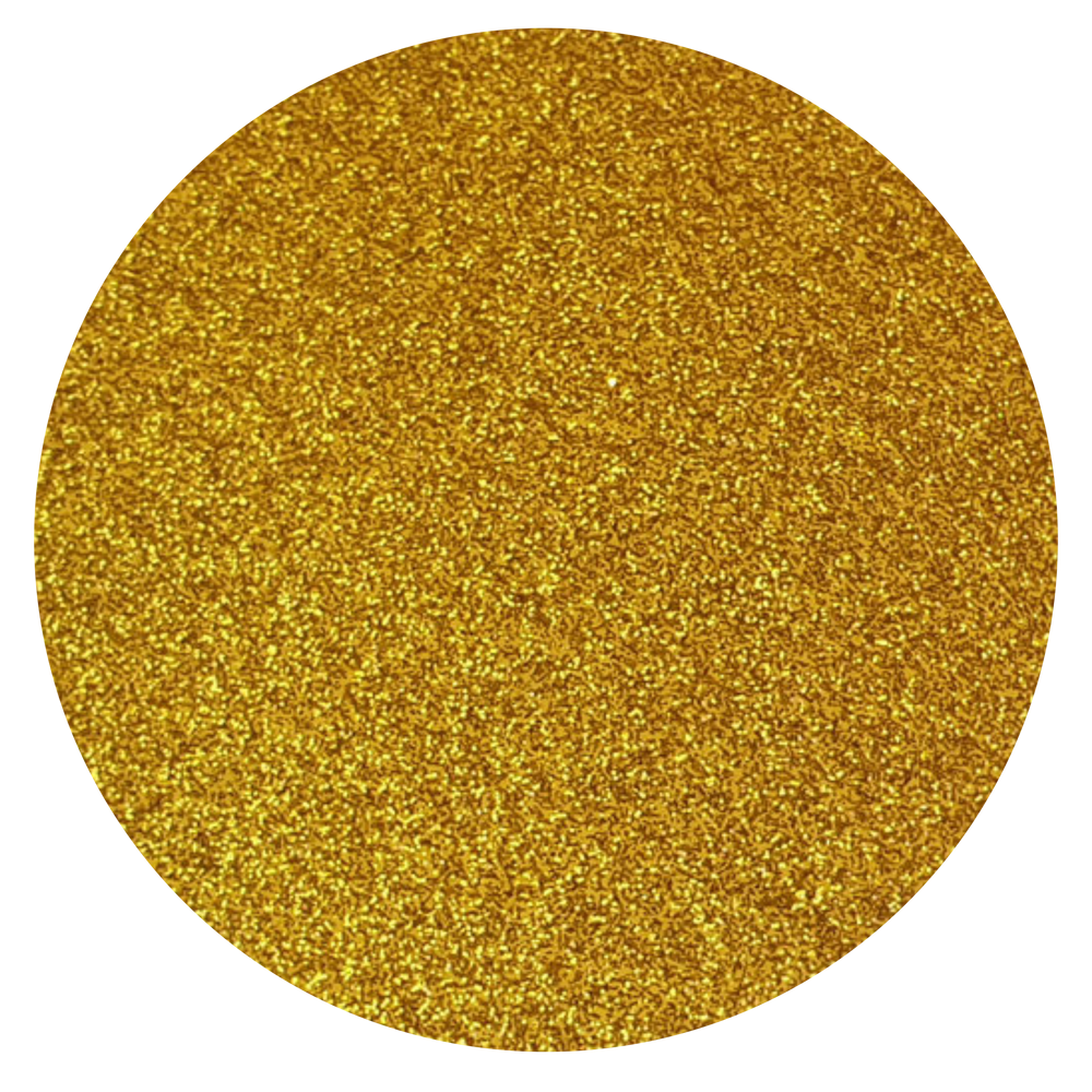 Gold glitter card topper material