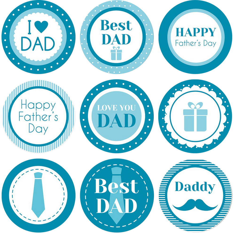 Precut wafer-card cupcake topper example